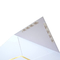 ซองจดหมายเชิญงานแต่งงานโลโก้ออกแบบสีขาวแบบกำหนดเองพร้อมขอบฟอยล์สีทอง